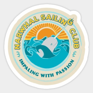 Narwhal Sailing Club Sticker